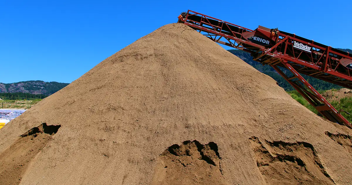 BC Eco Industrial Services Half Inch Screened Topsoil For Sale
